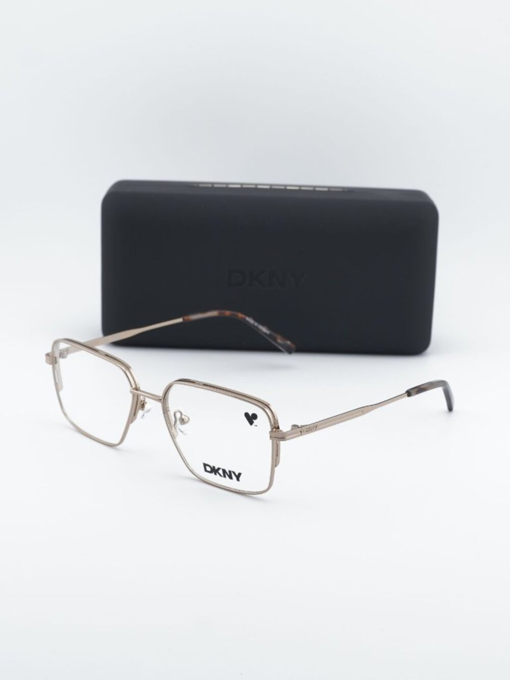 DKNY DK1036 N 740 Square Eyeglasses 53mm - Champagne
